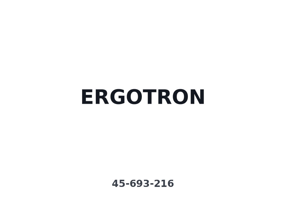 Ergotron HX ARM WITH VERY HEAVY DUTY PIVOT, DESK MOUNT, BWT (45-693-216)