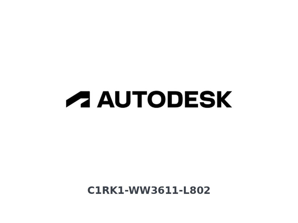 Autodesk AutoCAD — 3-year new subscription (C1RK1-WW3611-L802)
