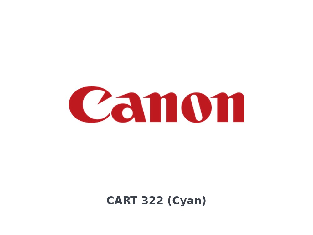 Canon CART 322 (Cyan) toner cartridge (2650B001BA)