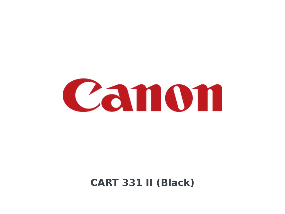 Canon CART 331 II (Black) toner cartridge (6273B003AA)