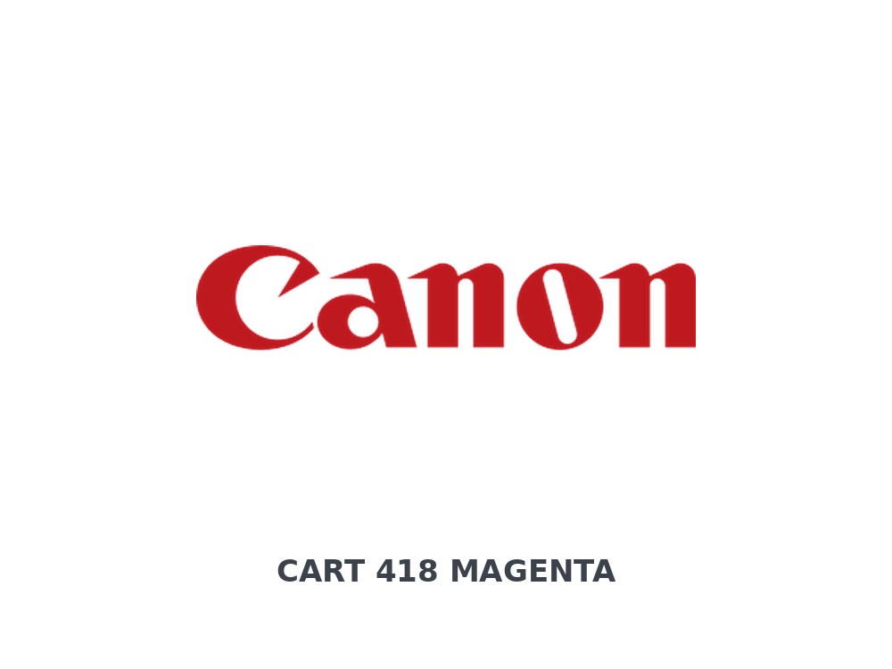 Canon CART 418 MAGENTA toner cartridge (2660B004AA)