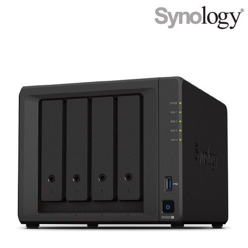 Synology DiskStation DS920+ NAS Server (4-Bay, INTEL, 2.0GHZ-QC, 4GB, 2GLAN, 2NVMe) Network-attached storage (NAS), Synology, RS-Plus series image