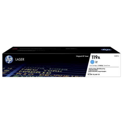 HP 119A Cyan Original Laser Toner Cartridge (W2091A)