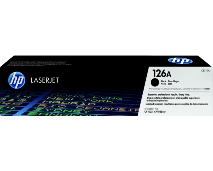 HP 126A Black Toner Cartridge (CE310A)