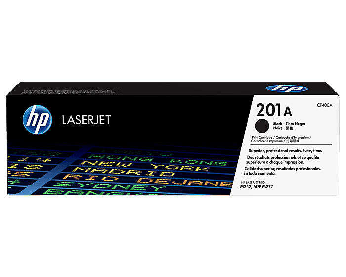 HP 201A Black Original LaserJet Toner Cartridge (CF400A)