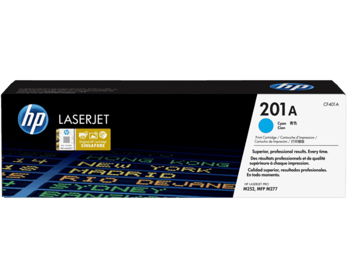 HP 201A Cyan Original LaserJet Toner Cartridge (CF401A)