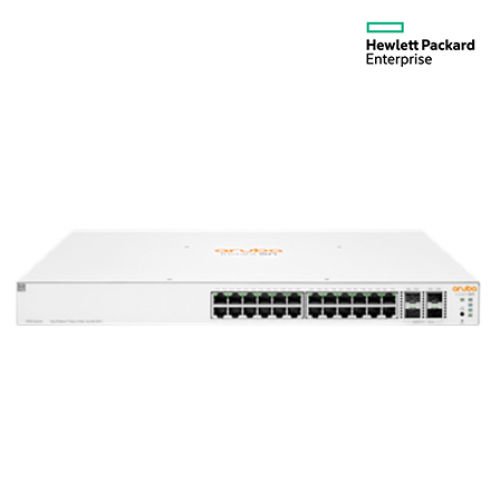 HPE Aruba Instant On 1930 24G Class4 PoE 4SFP/SFP+ 370W Switch (JL684A, 24Port, 10/100/1000 Ports, 128Gbps, 1.5MB)