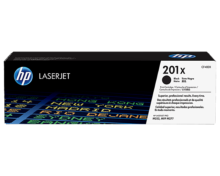 HP 201X Black Original LaserJet Toner Cartridge (CF400X)