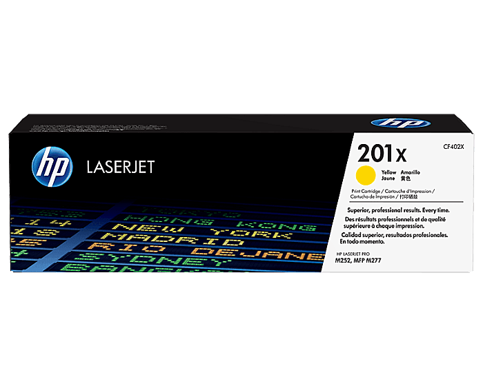 HP 201X Yellow Original LaserJet Toner Cartridge (CF402X)