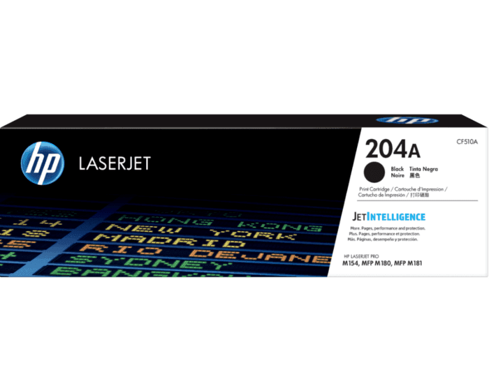 HP 204A Black LaserJet Toner Cartridge (CF510A)