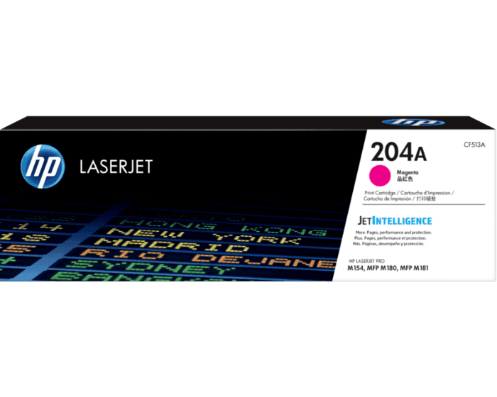 HP 204A Magenta LaserJet Toner Cartridge (CF513A)
