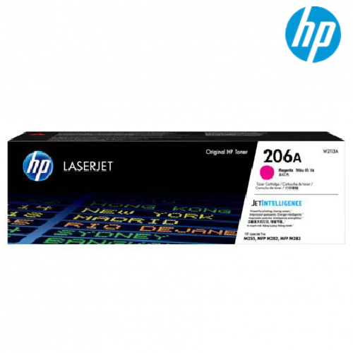 HP 206A Magenta Color LaserJet Toner Cartridge (W2113A)