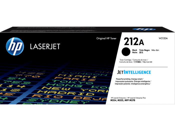 HP 212A Black Original LaserJet Toner Cartridge (W2120A)