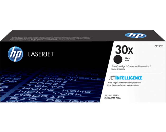 HP 30X High Yield Black Original LaserJet Toner Cartridge (CF230X)
