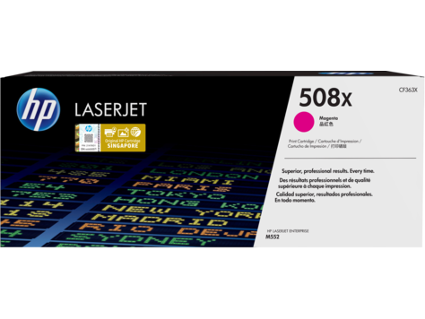 HP 508X High Yield Magenta Original LaserJet Toner Cartridge (CF363X)