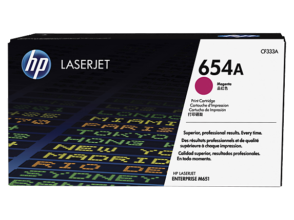 HP 654A Magenta LaserJet Toner Cartridge (CF333A)