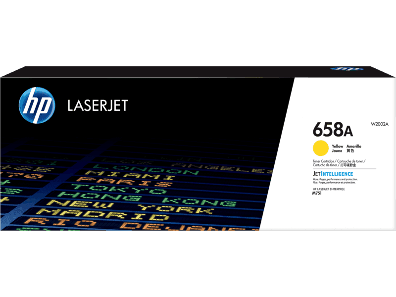 HP 658A Yellow LaserJet Toner Cartridge (W2002A)