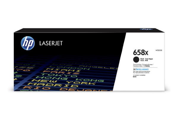 HP 658X Black LaserJet Toner Cartridge (W2000X)