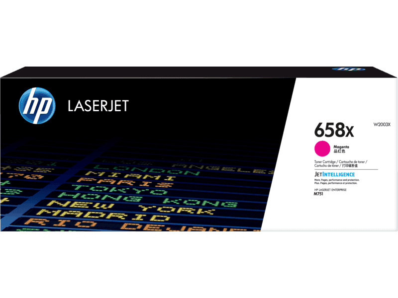 HP 658X Magenta LaserJet Toner Cartridge (W2003X)