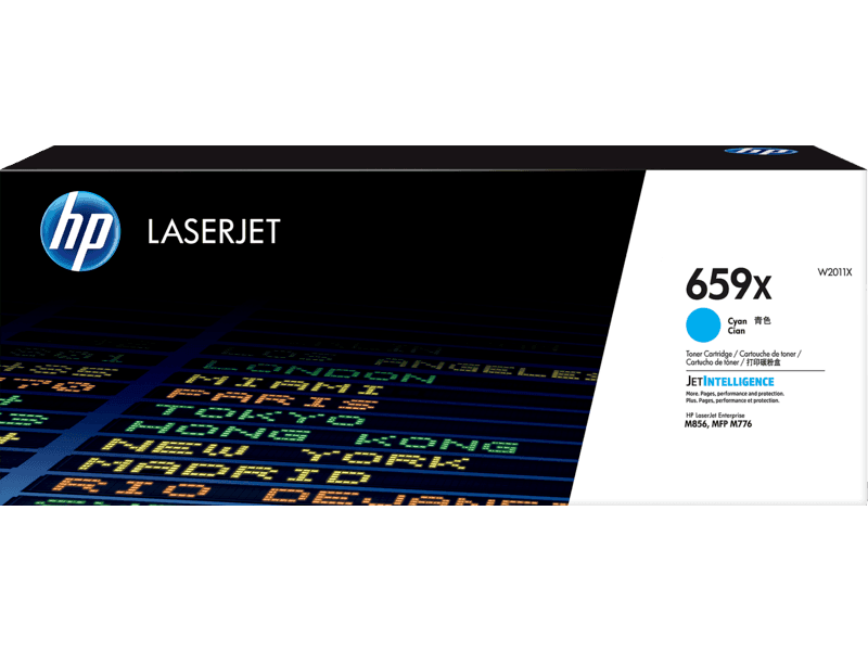 HP 659X Cyan LaserJet Toner Cartridge (W2011X)