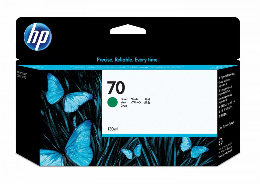 HP 70 Green Ink Cartridge (C9457A)