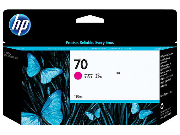 HP 70 Magenta Ink Cartridge (C9453A)