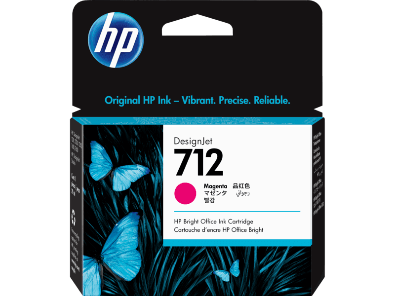 HP 712 29ml Magenta Ink Cartridge (3ED68A)
