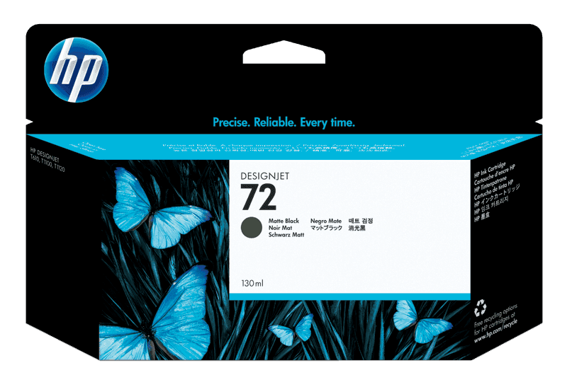 HP 72 Matte Black Ink Cartridge 130ml (3WX06A)