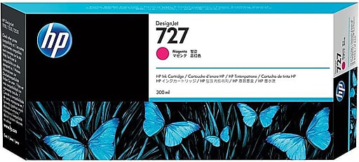 HP 727 300-ml Magenta DesignJet Ink Cartridge (F9J77A)