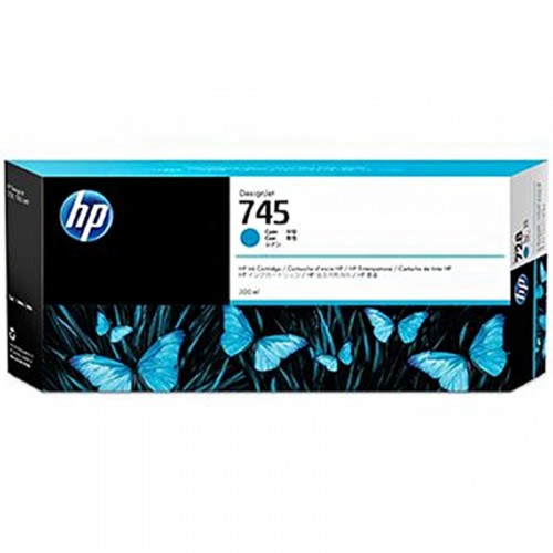 HP 745 300-ml Cyan Ink Cartridge (F9K03A)