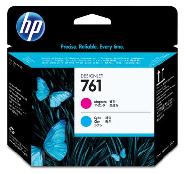 HP 761 Magenta/Cyan Inkjet Printhead (CH646A)