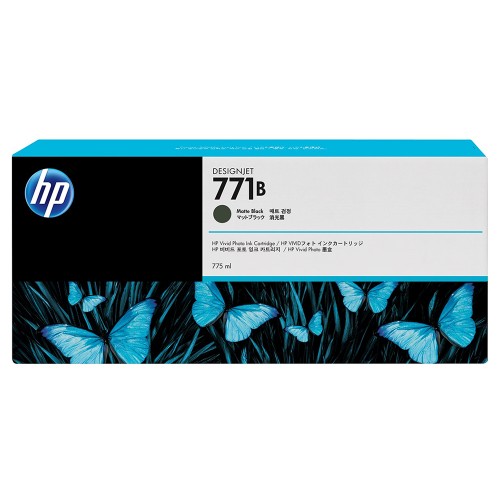 HP 771B 775ml Matte Black Ink Cartridge (B6X99A)