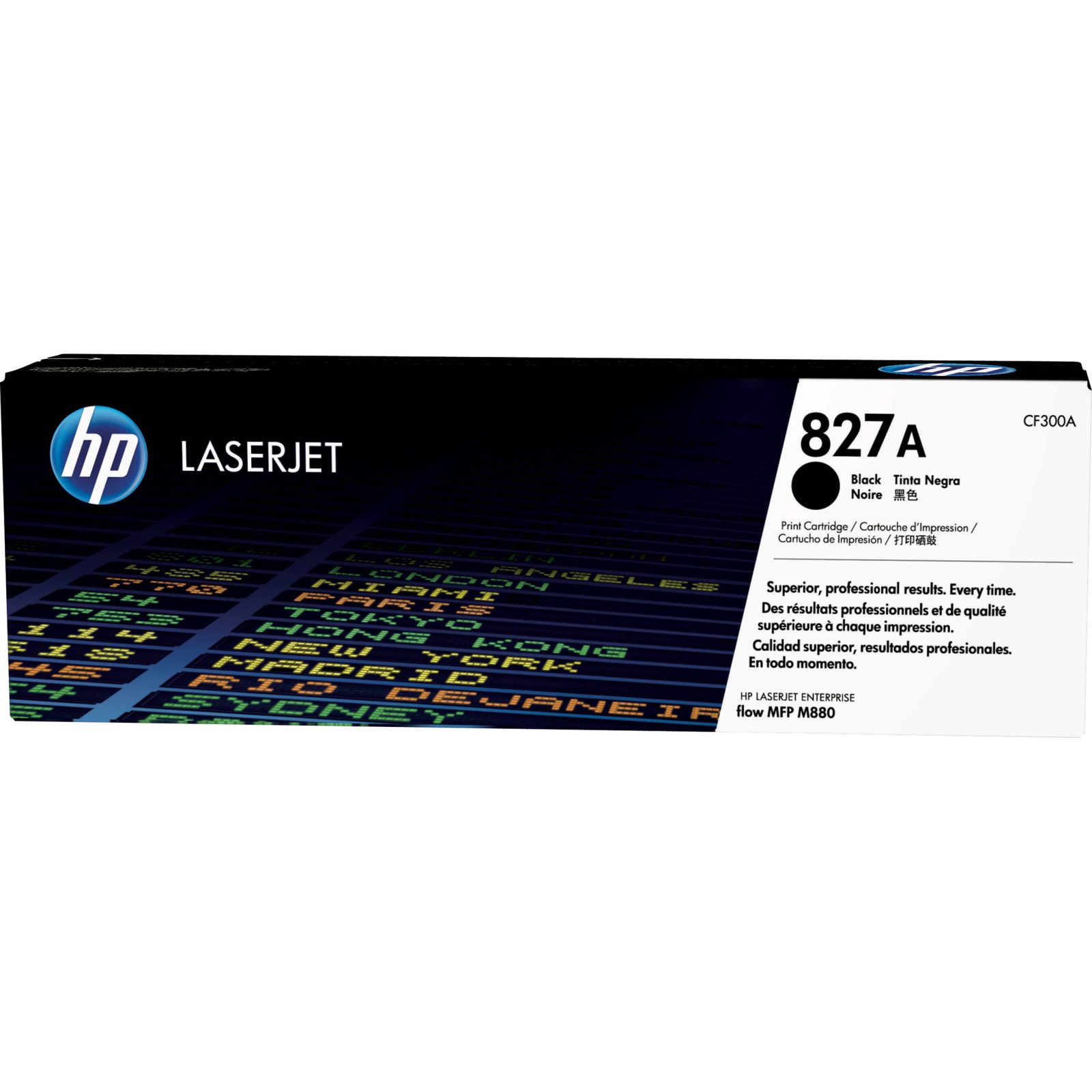 HP 827A Black LaserJet Toner Cartridge (CF300A)