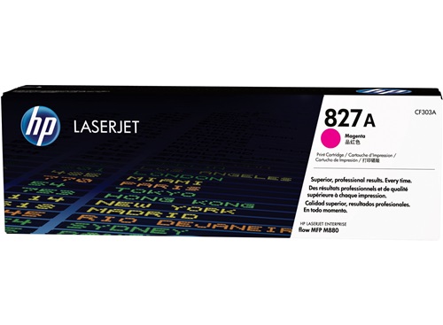 HP 827A Magenta LaserJet Toner Cartridge (CF303A)