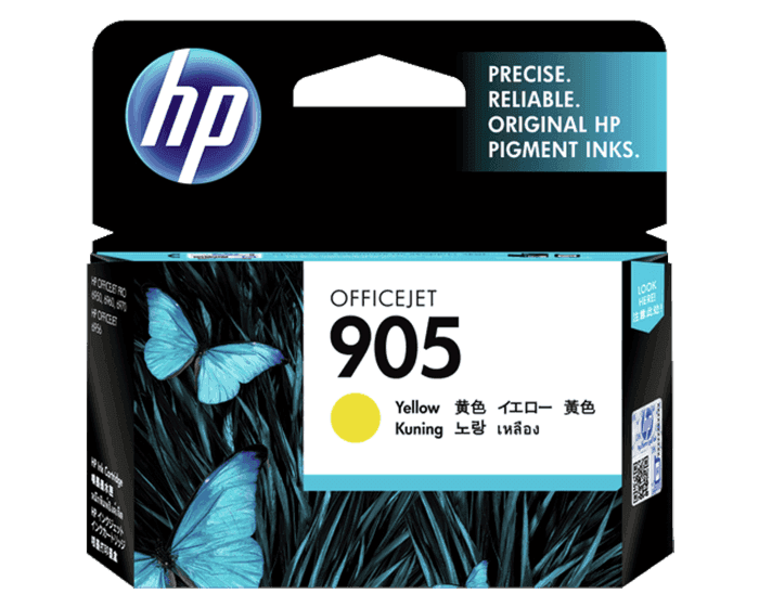 HP 905 Yellow Original Ink Cartridge (T6L97AA)