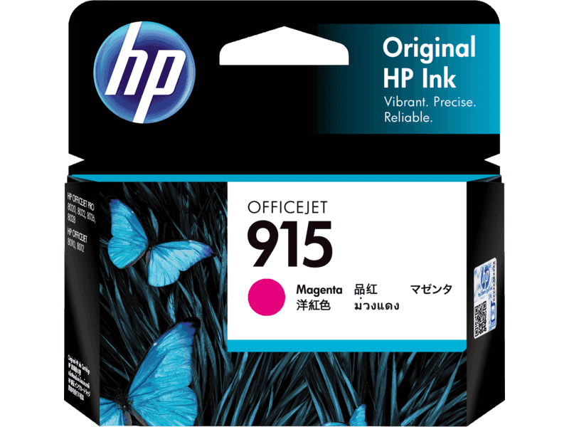 HP 915 Magenta Original Ink Cartridge (3YM16AA)