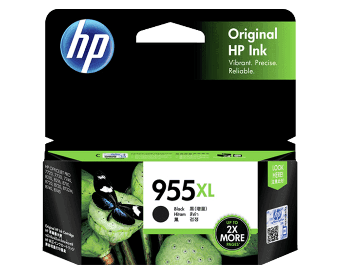 HP 955 XL Black Original Ink Cartridge (L0S72AA)