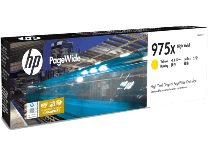 HP 975X Yellow Original PageWide Cartridge (L0S06AA)