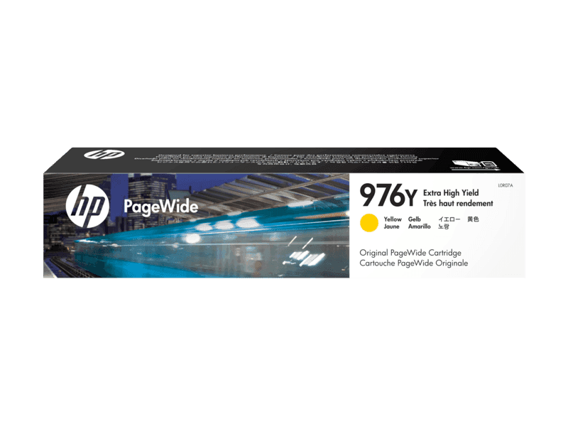 HP 976Y Yellow Original Ink Cartridge (L0R07A)