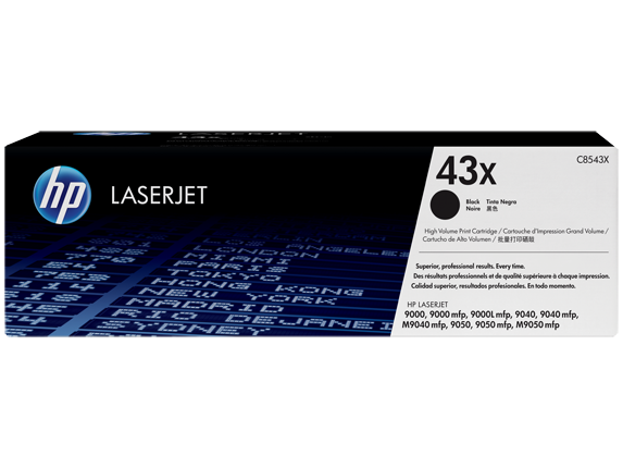 HP C8543X Black Toner Cartridge (43X)