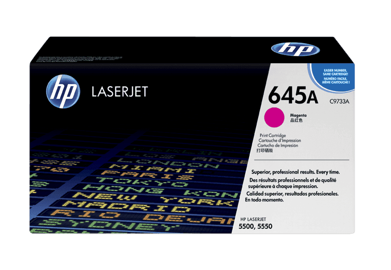 HP 645A Magenta LaserJet Toner Cartridge (C9733A)