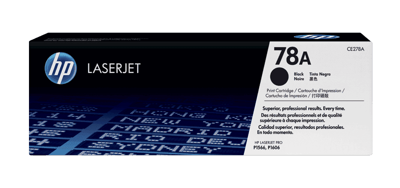 HP 78A Black LaserJet Toner Cartridge (CE278A)