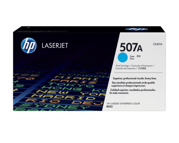 HP CE401A Cyan Toner Cartridge (507A)