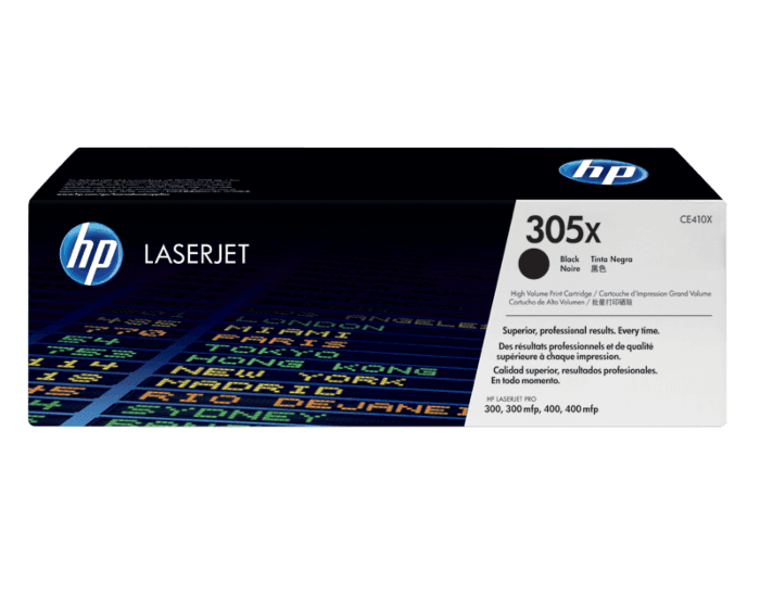 HP 305X Black LaserJet Toner Cartridge (CE410X)