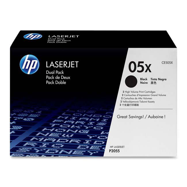 HP CE505X Black Toner Cartridge (05X)