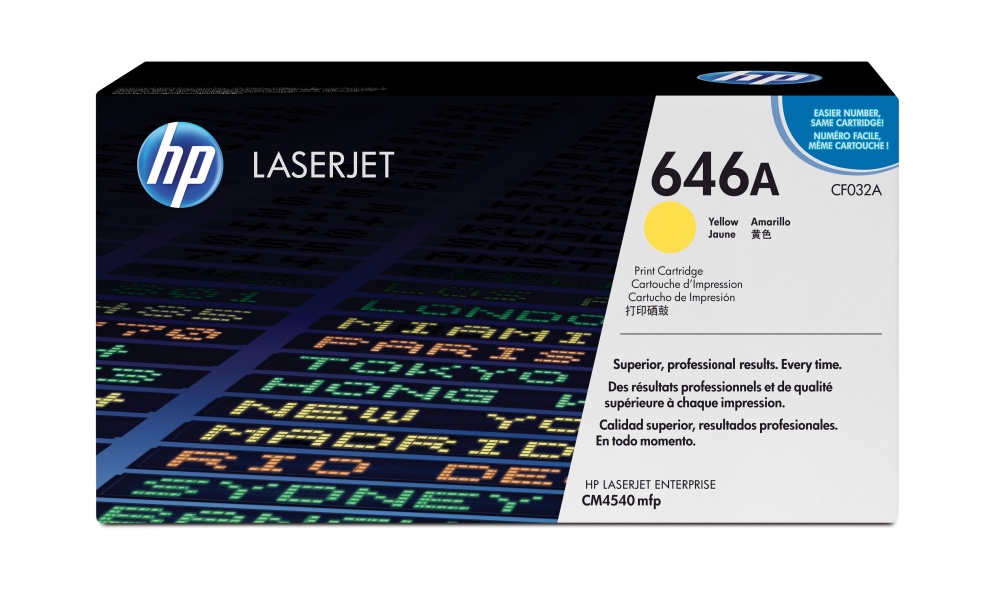HP 646A Yellow LaserJet Toner Cartridge (CF032A)