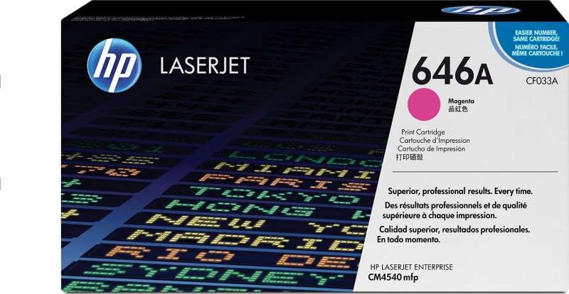 HP 646A Magenta LaserJet Toner Cartridge (CF033A)