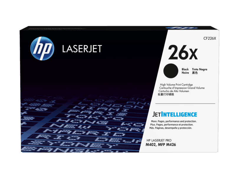 HP 26X Black LaserJet Toner Cartridge (CF226X)