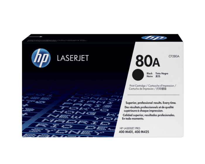 HP CF280A Black Toner Cartridge (80A)