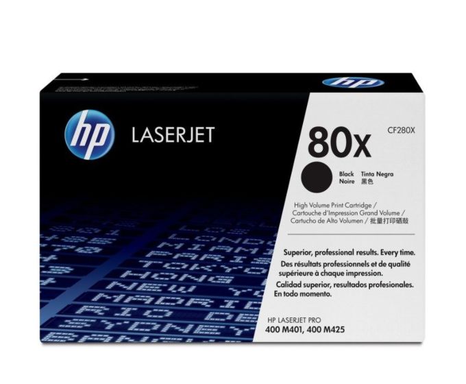 HP CF280X Black Toner Cartridge (80X)